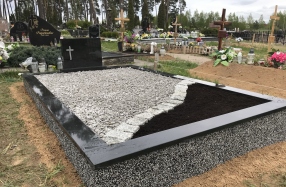 Kapavietės sutvarkymas Rudaminos kapinėse